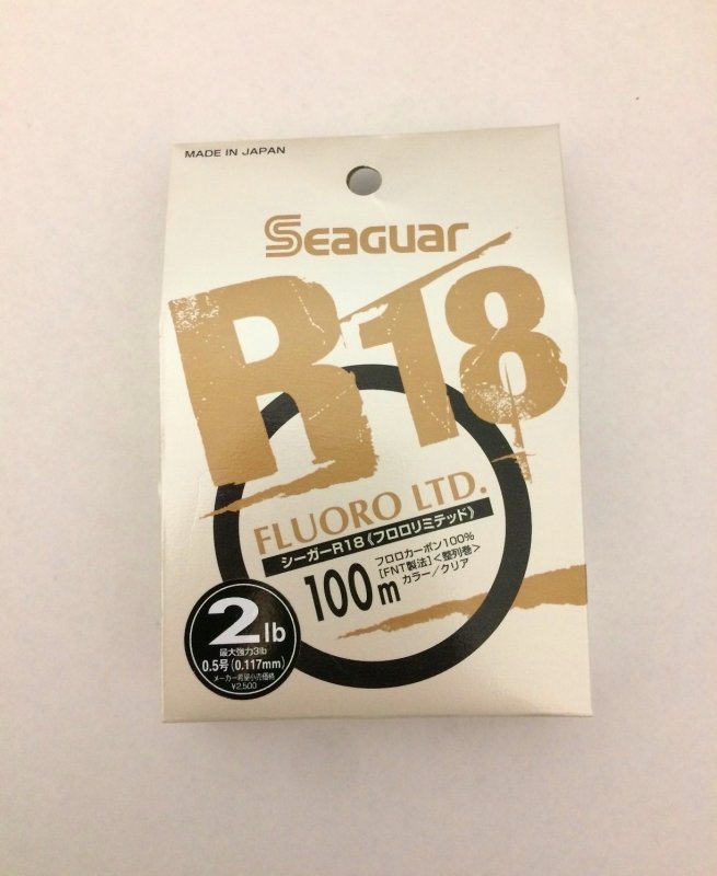 Флюорокарбон Kureha Seaguar R18 FLUORO LTD 100m 2lb 0,117mm (оригинал).JPG