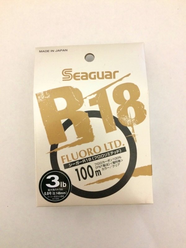 Флюорокарбон Kureha Seaguar R18 FLUORO LTD 100m 3lb 0,148mm (оригинал).JPG