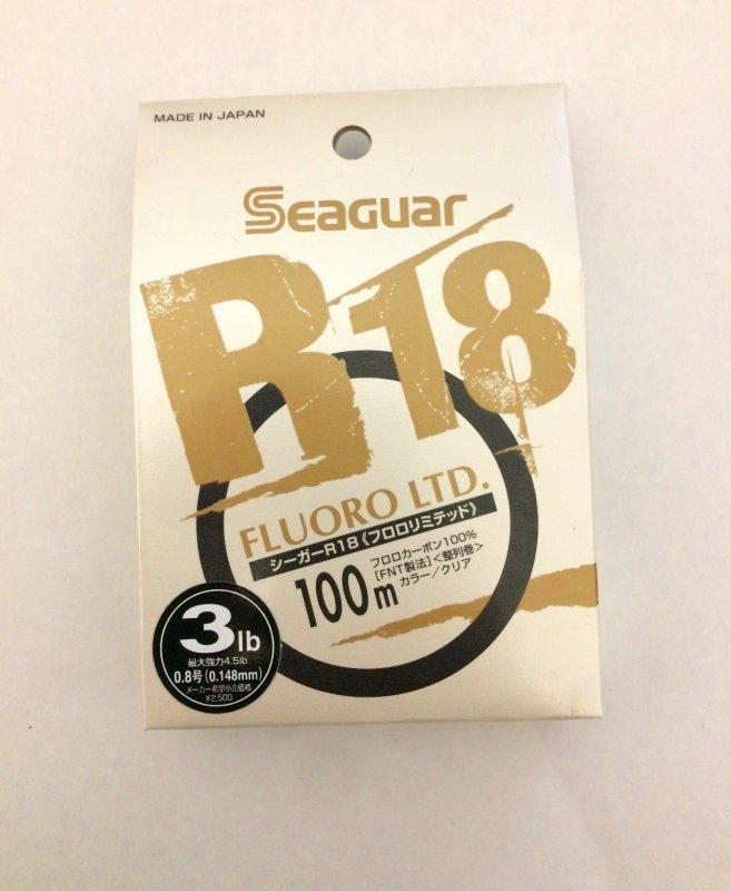 Флюорокарбон Kureha Seaguar R18 FLUORO LTD 100m 3lb 0,148mm (оригинал).JPG