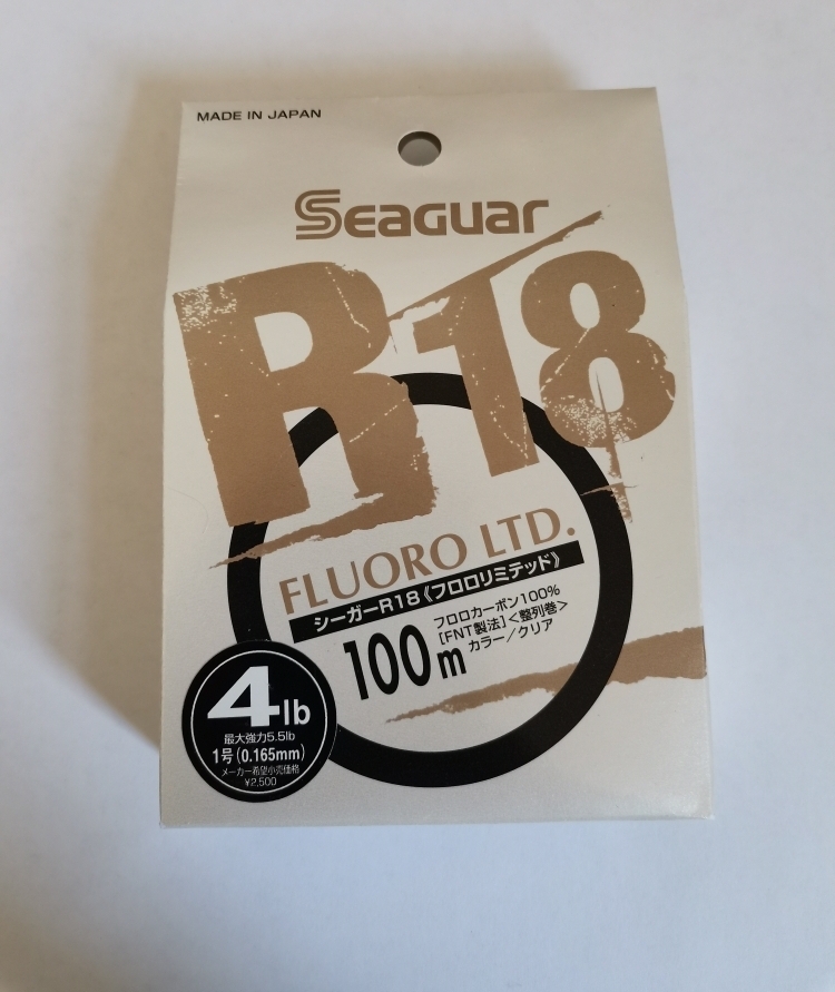 Флюорокарбон Kureha Seaguar R18 FLUORO LTD 100m 4lb 0,165mm (оригинал).JPG