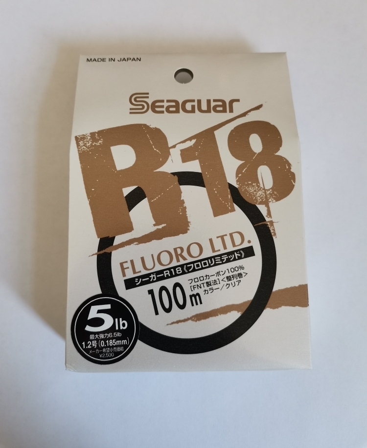 Флюорокарбон Kureha Seaguar R18 FLUORO LTD 100m 5lb 0,185mm (оригинал).JPG