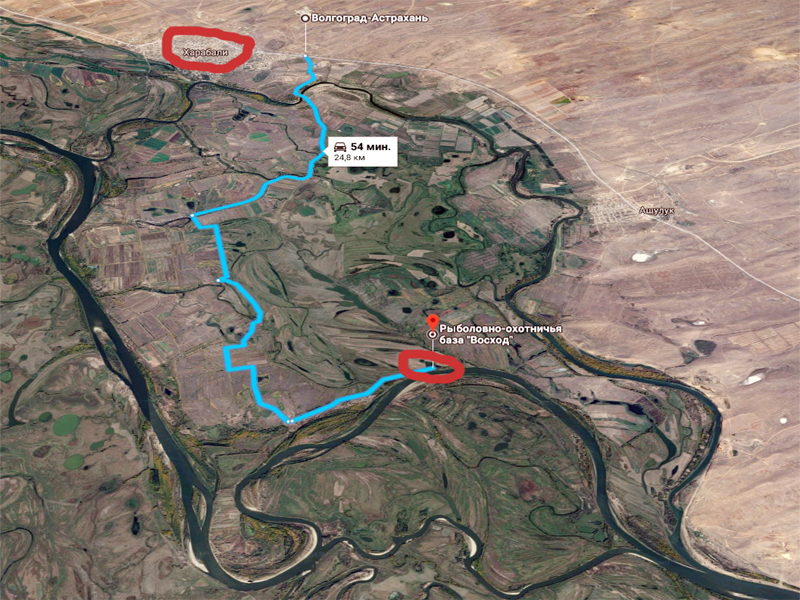 Река Ахтуба на карте Астраханской области: интересная информация и особенности
