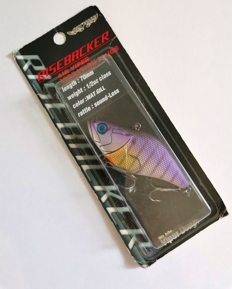 Раттлин Виб Air Viper Risebacker 70mm 18g color Mat Gill Тихий (оригинал).jpg