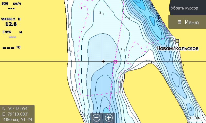 Карты глубин c map Белое, Баренцево, Карское море карта глубин для Lowrance C-MAP MAX-N+ RS-Y202