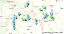Карта зимовальных ям в беларуси